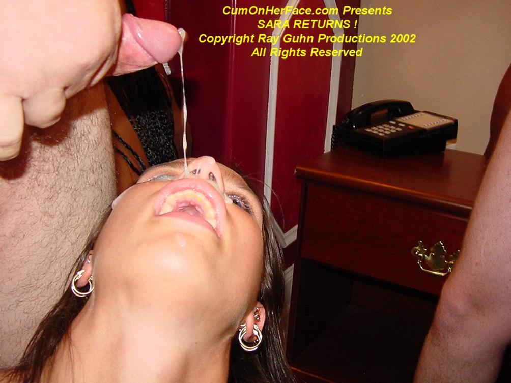 bukkake COHF COHF Sara cum in eye cum in eyes cum on face cumshot facial pierced tongue Sara sexoba_20