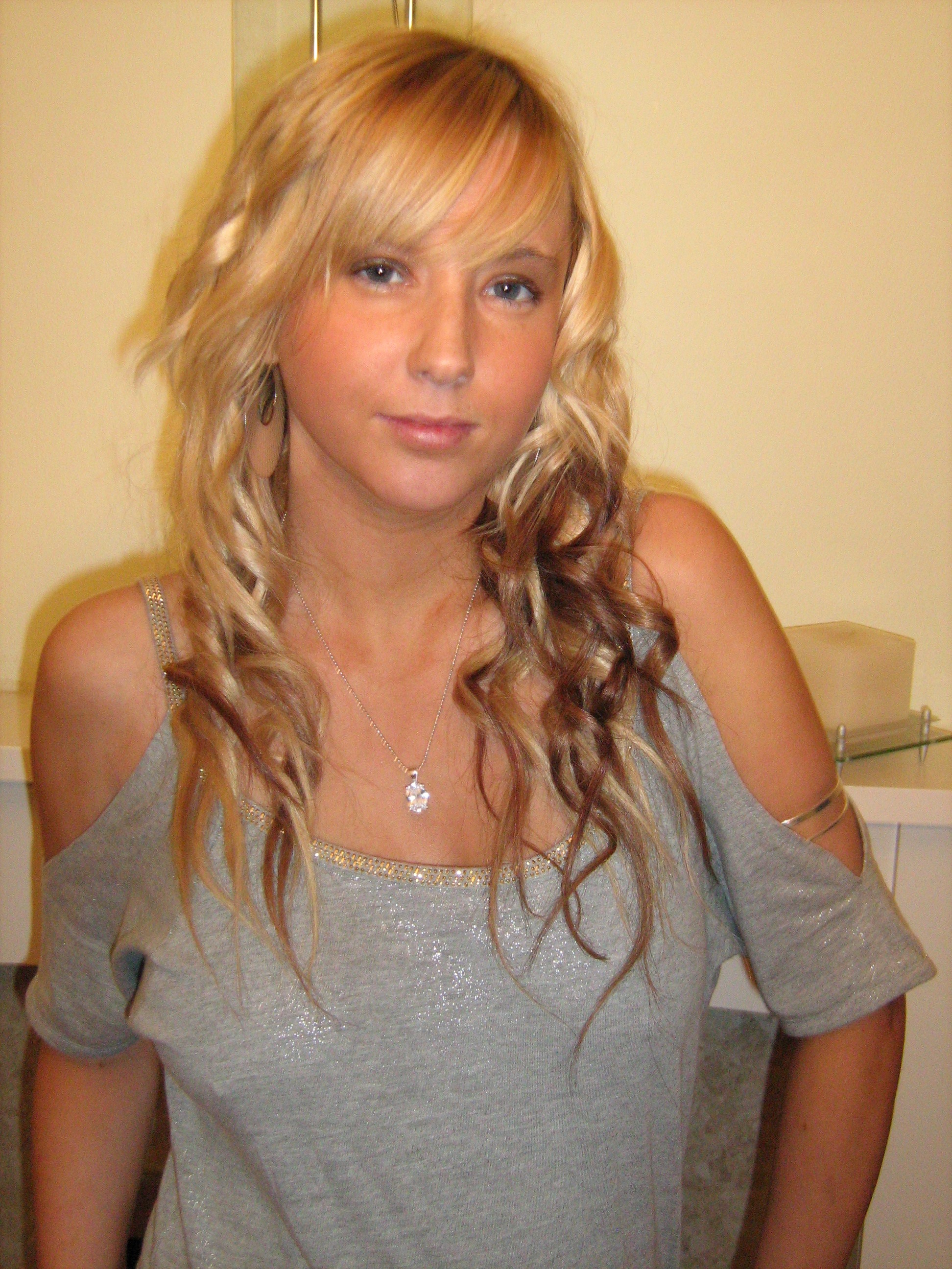 Amateur Teen Blonde Girlfriend with Big Tits